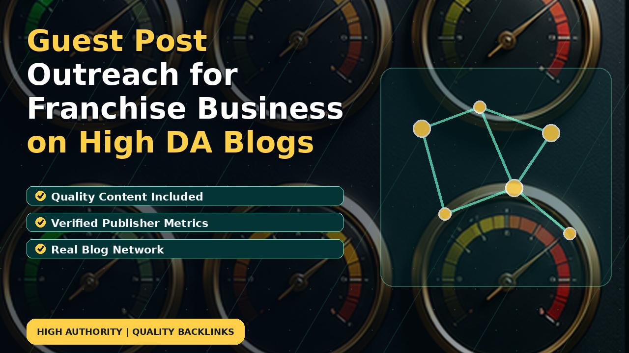 Guest Post Outreach for Franchise Business on High DA Blogs
