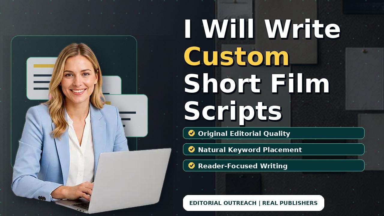 I Will Write Custom Short Film Scripts