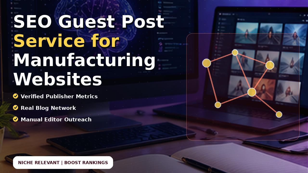 SEO Guest Post Service for Manufacturing Websites