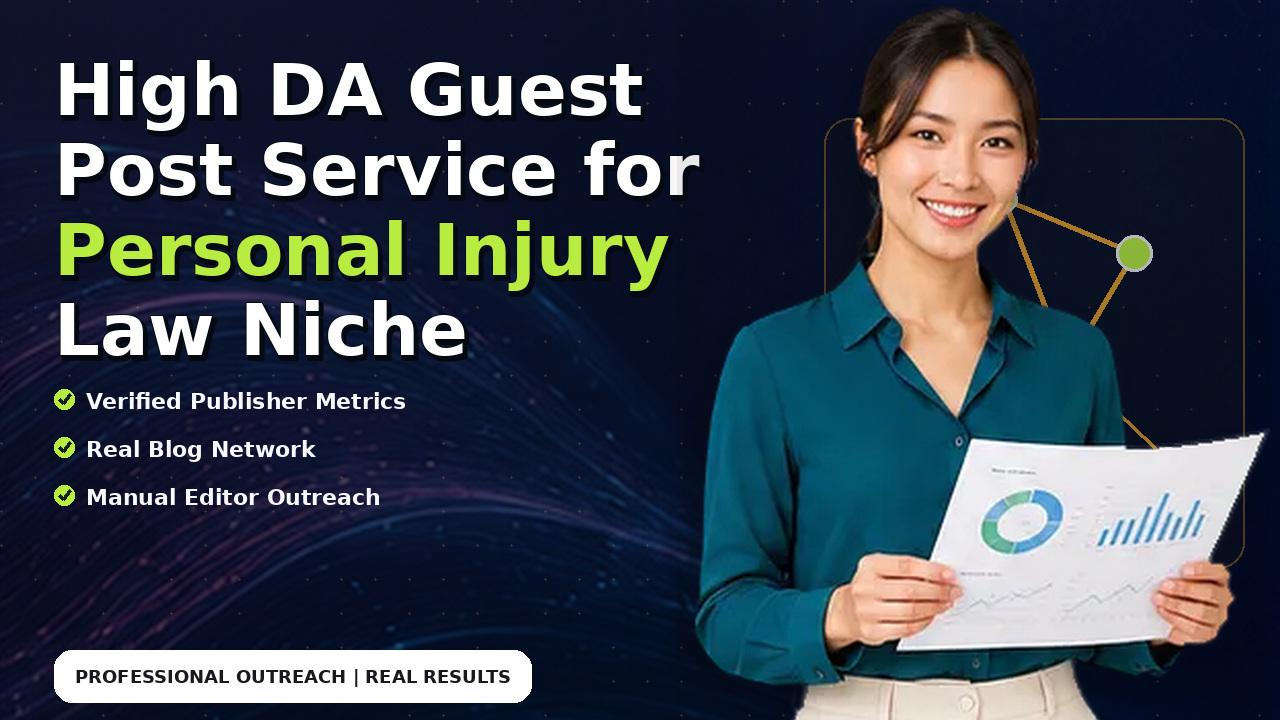 High DA Guest Post Service for Personal Injury Law Niche