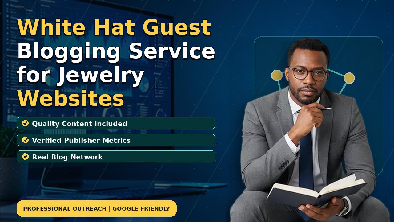 White Hat Guest Blogging Service for Jewelry Websites
