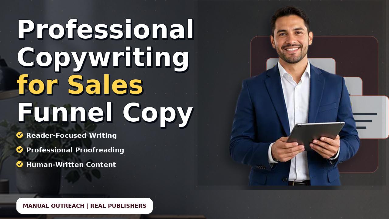 Professional Copywriting for Sales Funnel Copy