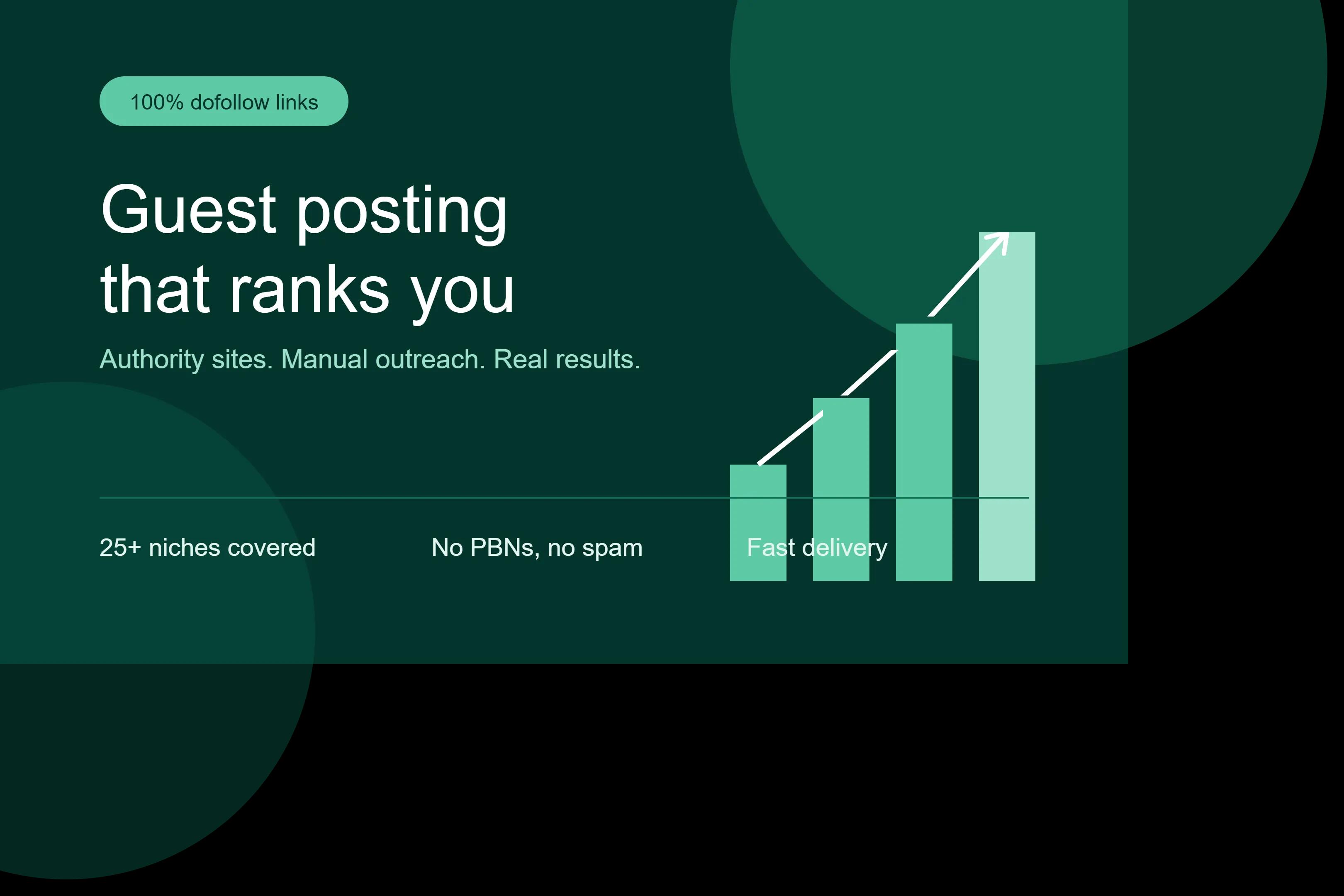 I will build backlinks via guest posting