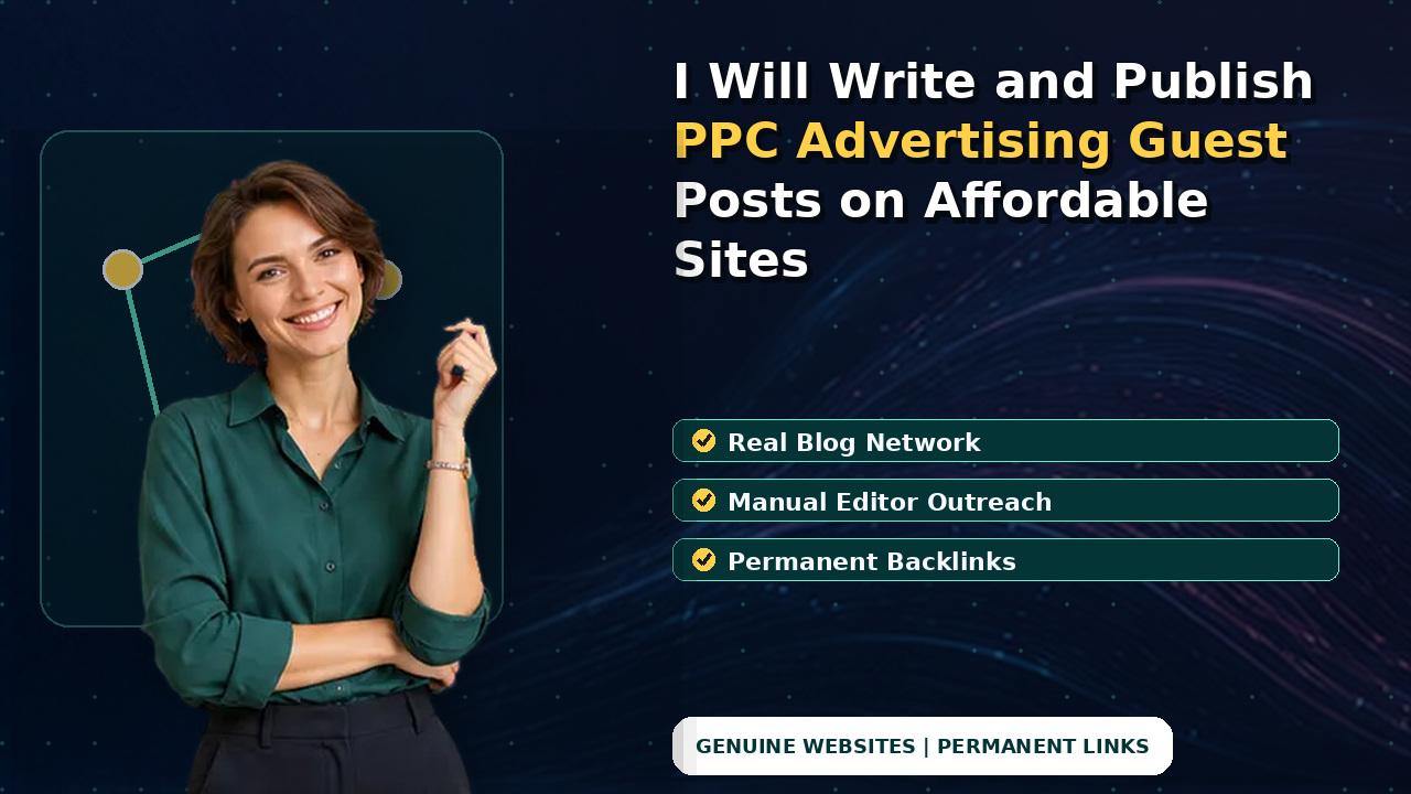 I Will Write and Publish PPC Advertising Guest Posts on Affordable Sites