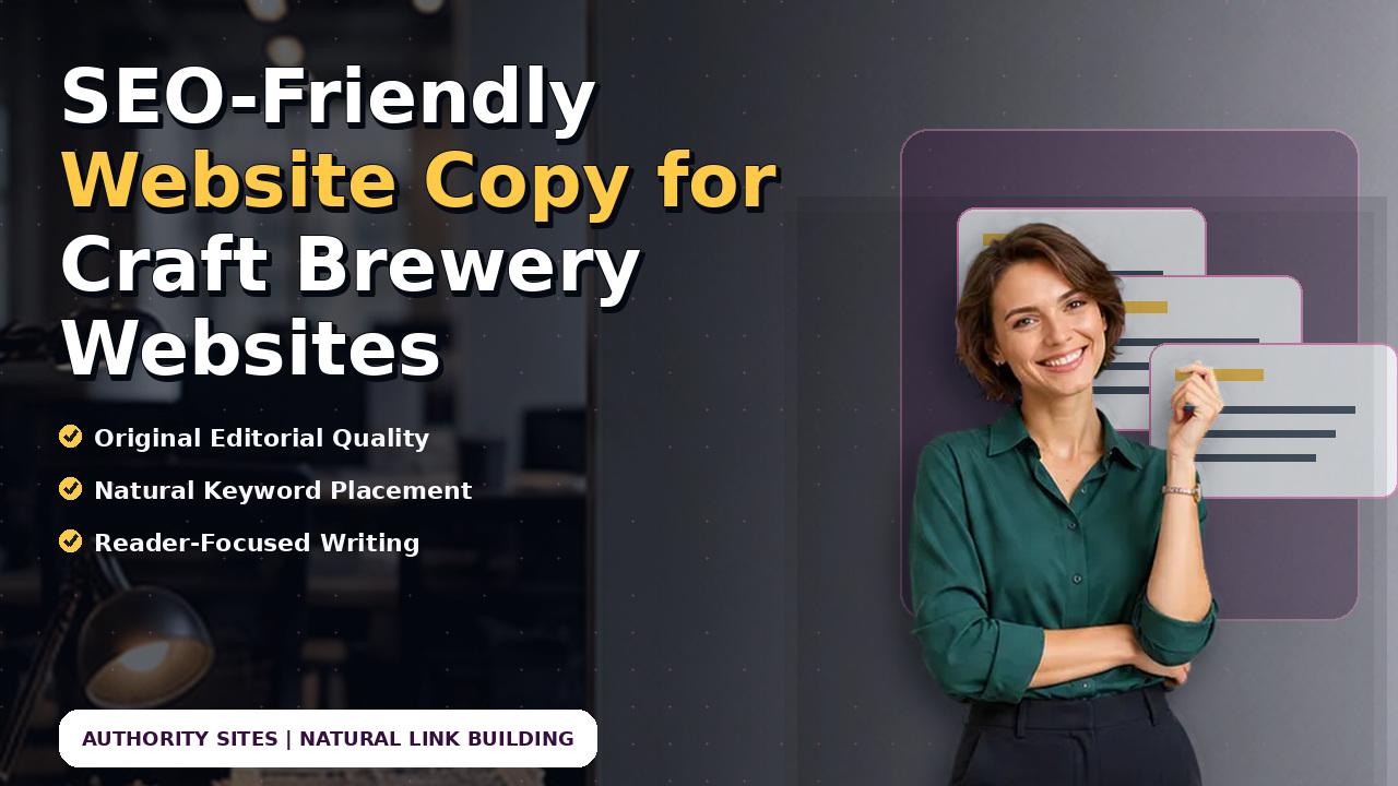 SEO-Friendly Website Copy for Craft Brewery Websites