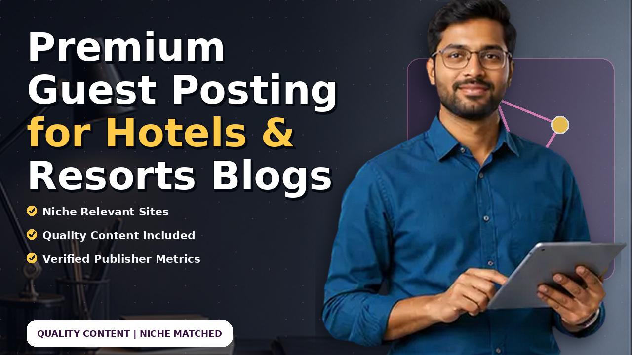 Premium Guest Posting for Hotels & Resorts Blogs