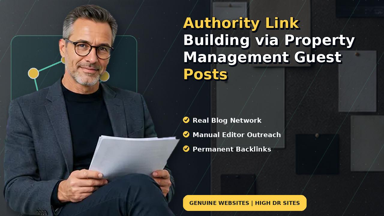 Authority Link Building via Property Management Guest Posts