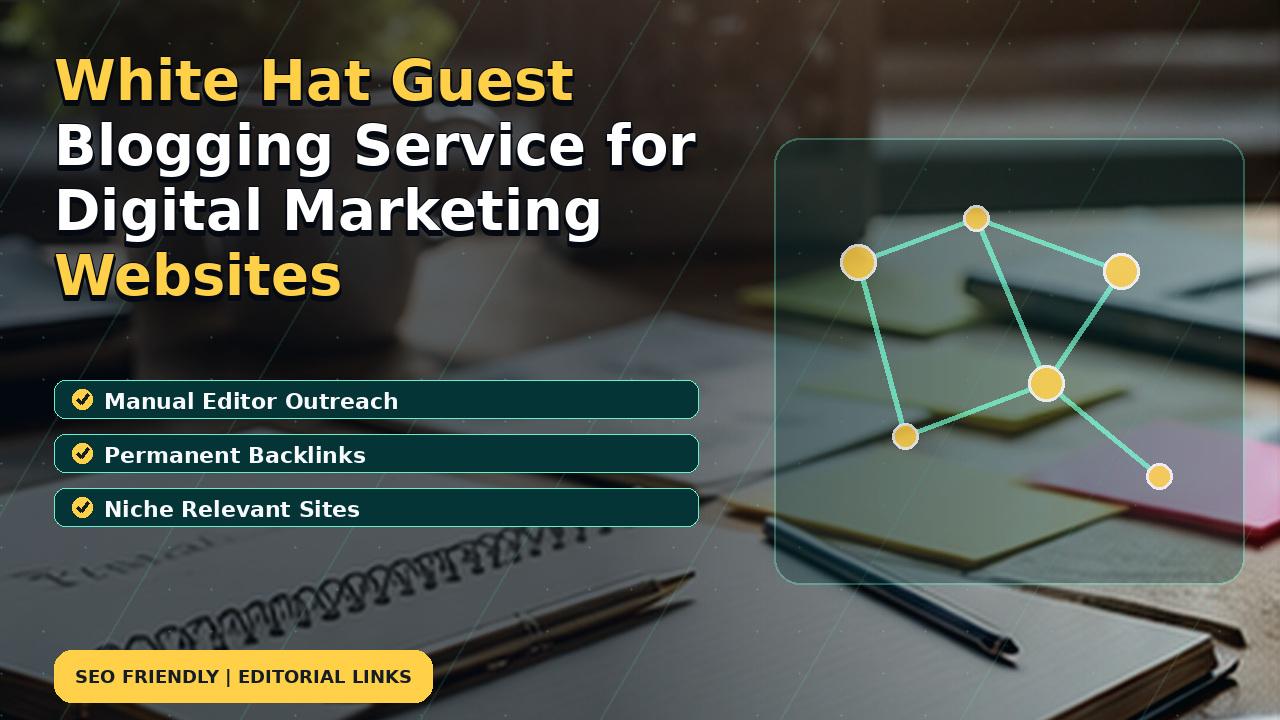 White Hat Guest Blogging Service for Digital Marketing Websites