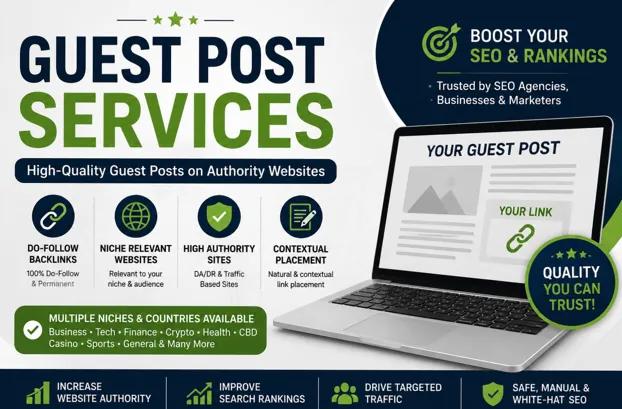 I will publish your guest post on high quality websites