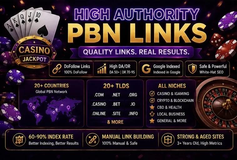 I will create premium PBN backlinks from high DR website