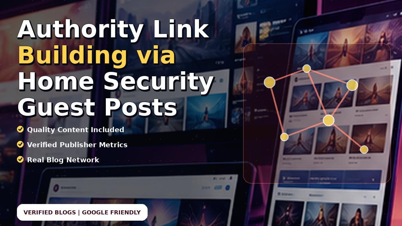 Authority Link Building via Home Security Guest Posts