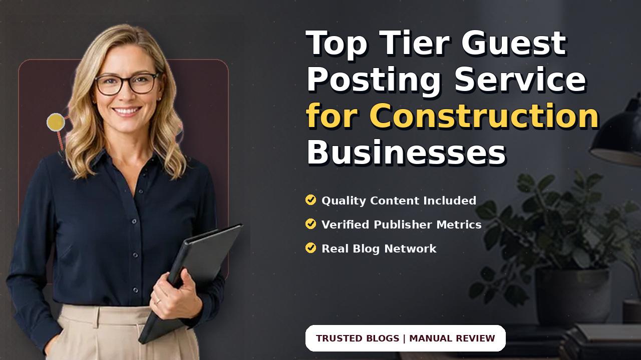 Top Tier Guest Posting Service for Construction Businesses