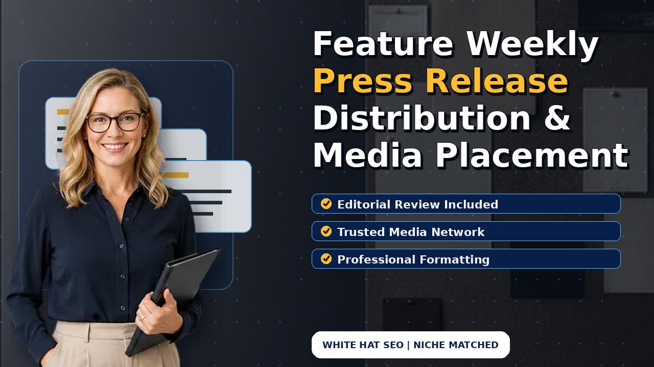 Feature Weekly Press Release Distribution & Media Placement