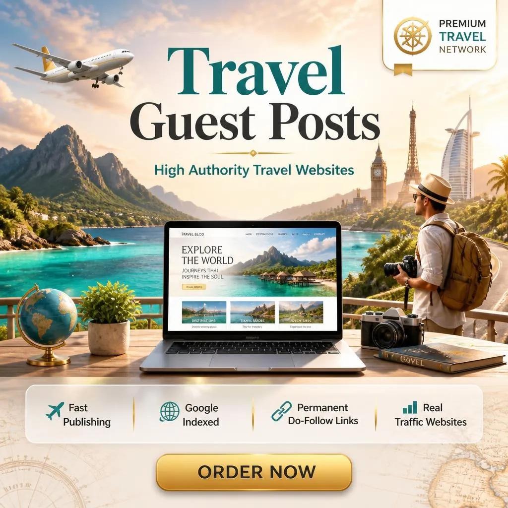 I will publish guest post on high DA travel blog