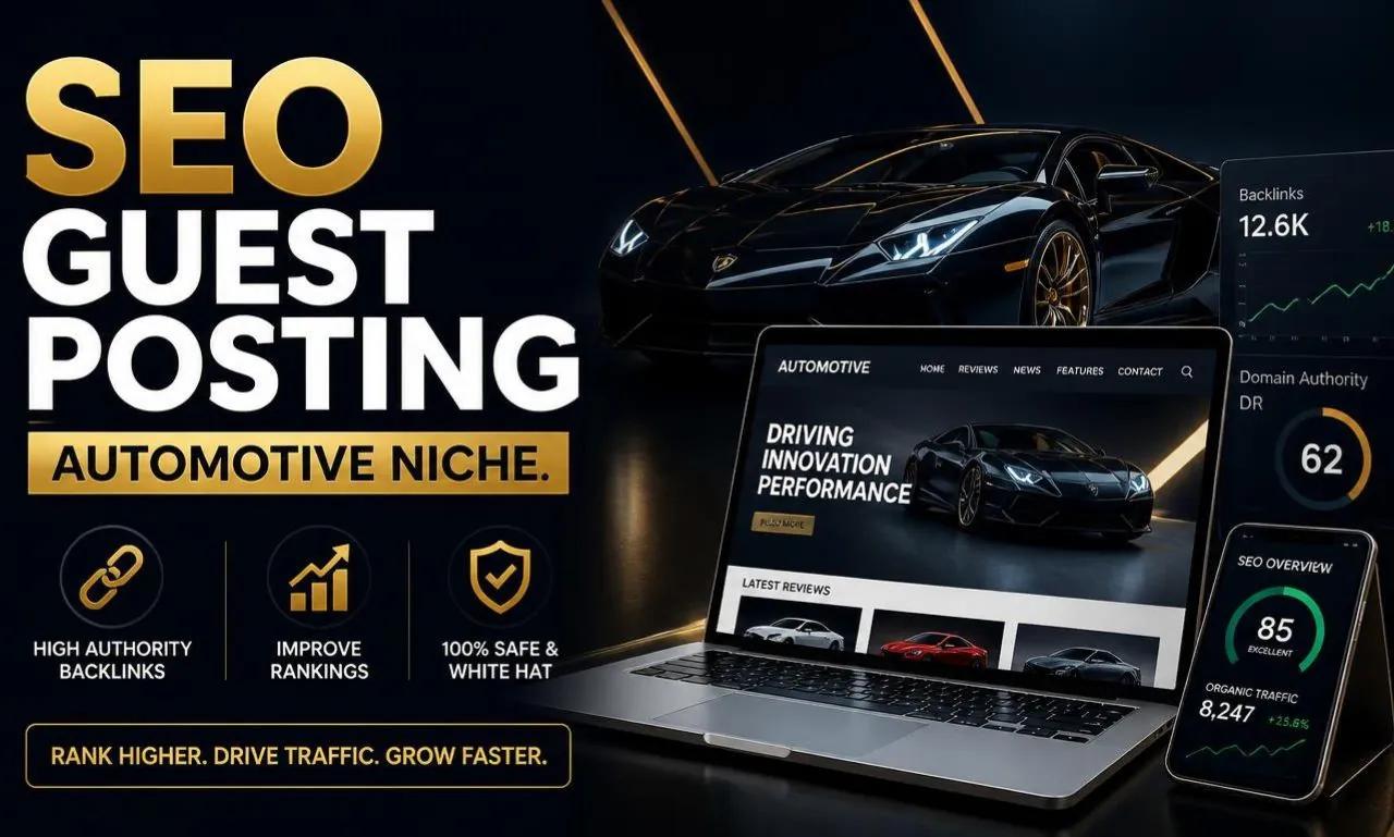 Automotive Guest Post on High DA Auto Blogs