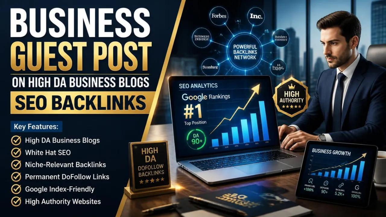 Business Guest Post on High DA Business Blogs