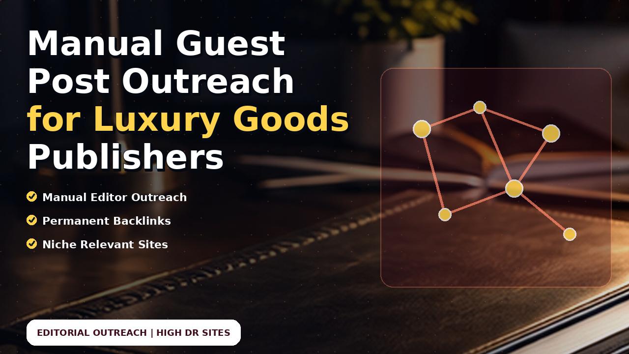 Manual Guest Post Outreach for Luxury Goods Publishers