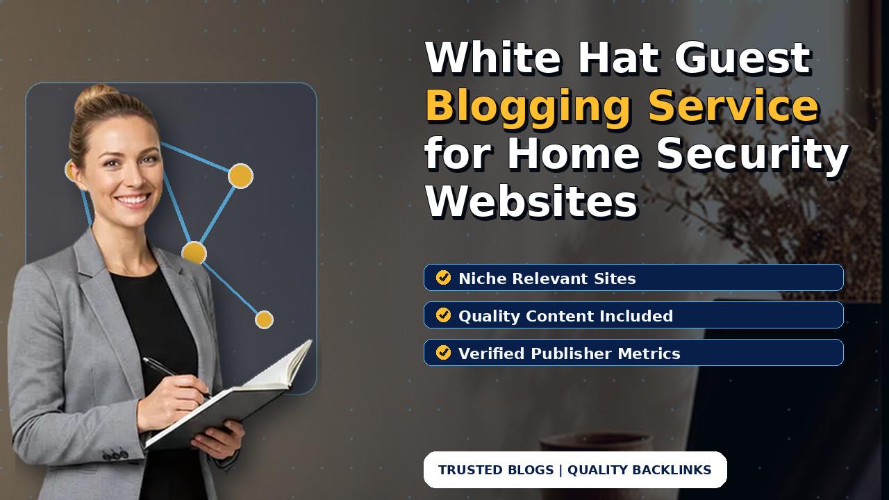 White Hat Guest Blogging Service for Home Security Websites