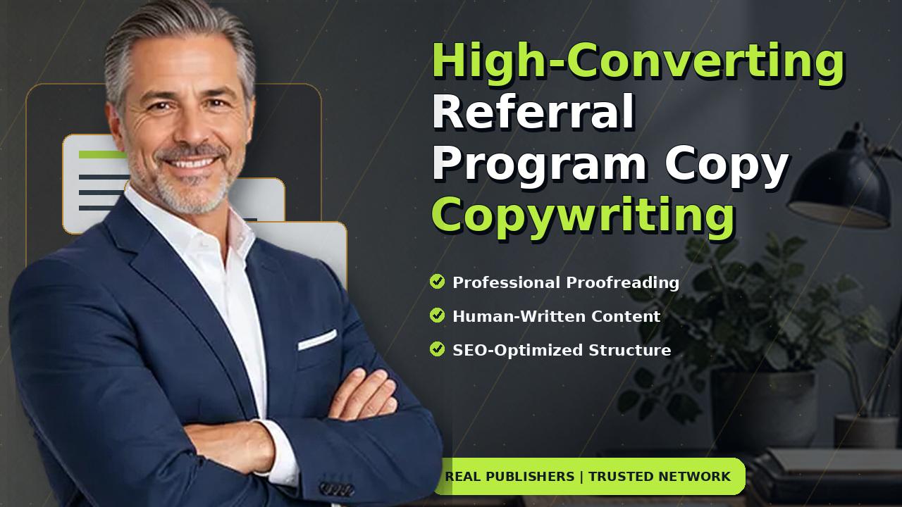 High-Converting Referral Program Copy Copywriting