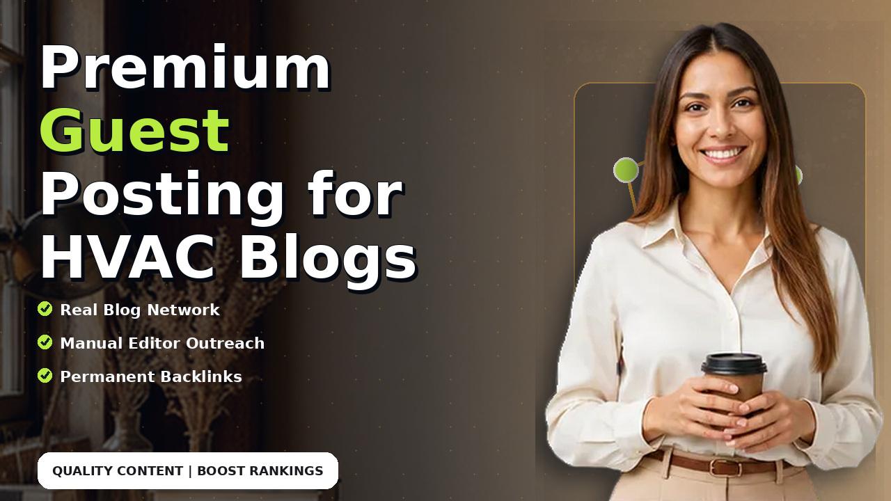 Premium Guest Posting for HVAC Blogs