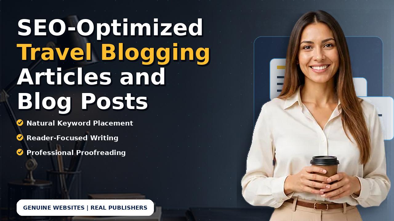 SEO-Optimized Travel Blogging Articles and Blog Posts