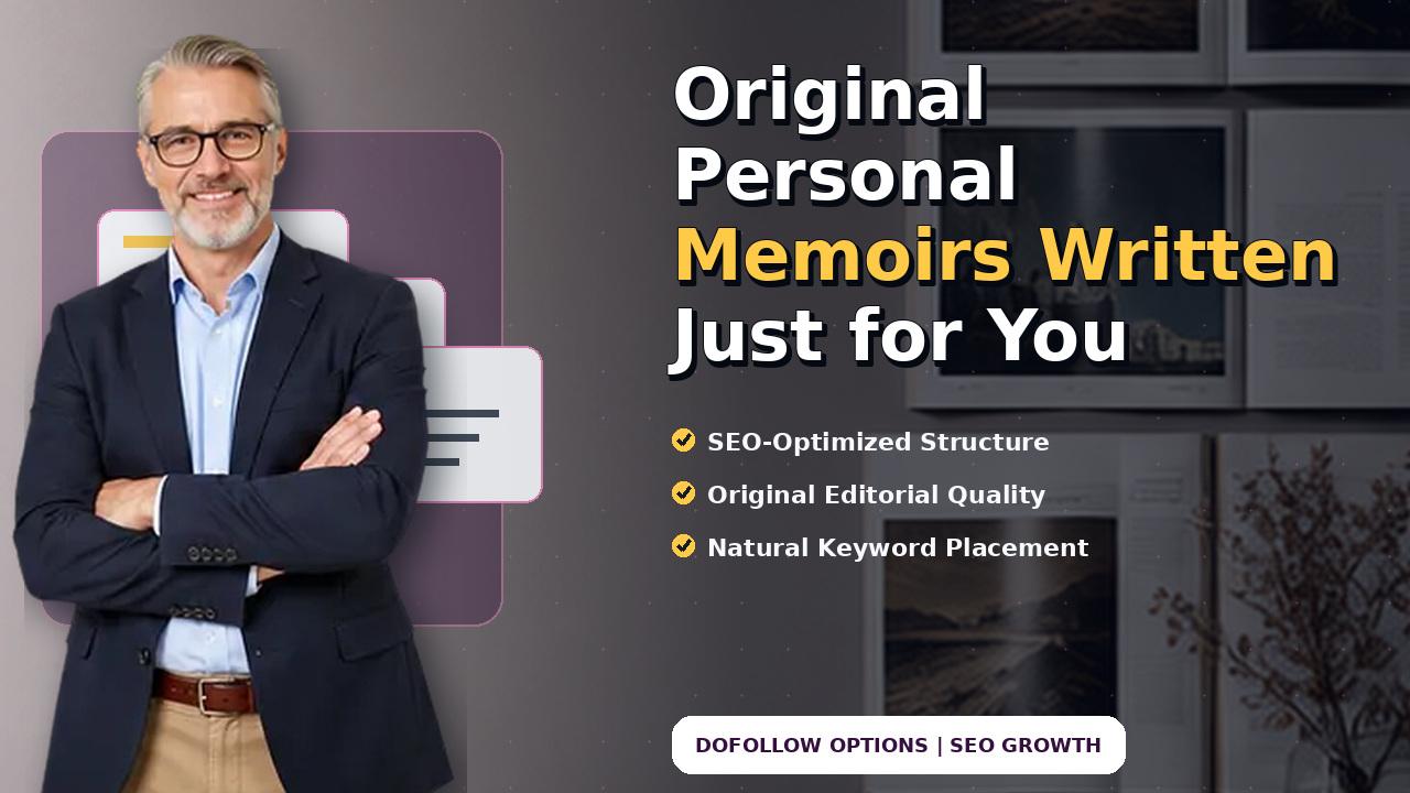 Original Personal Memoirs Written Just for You