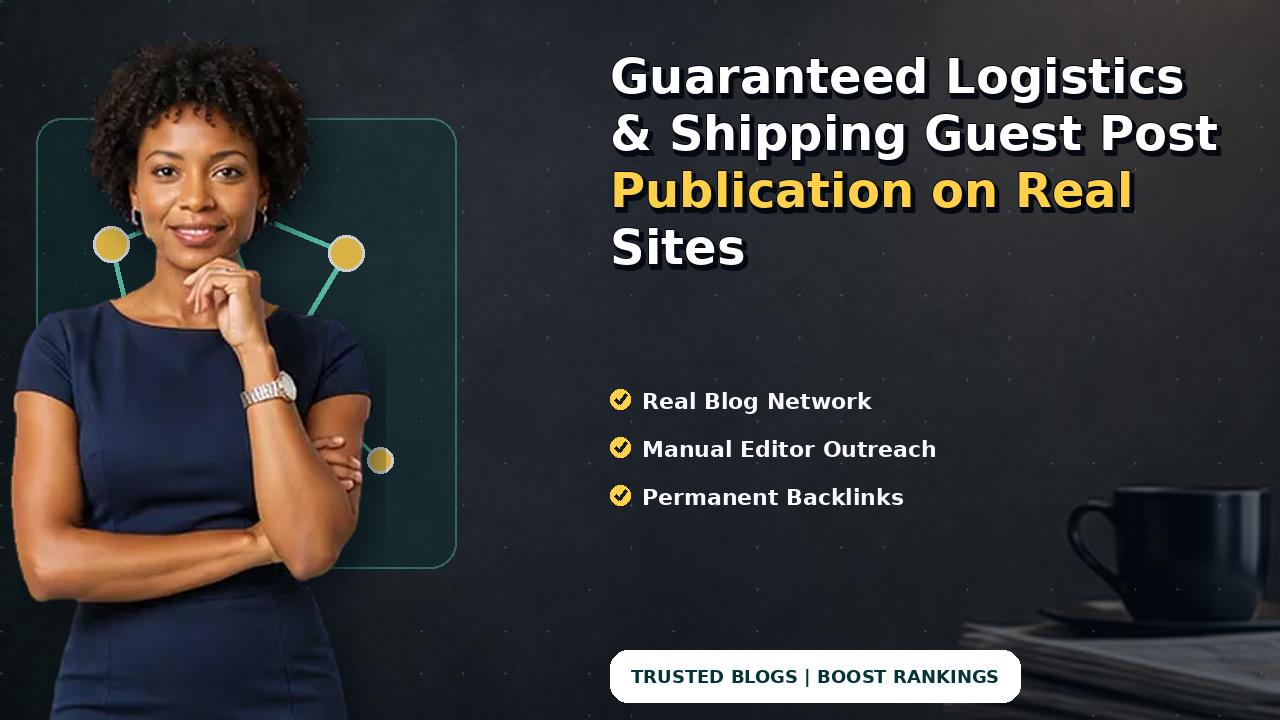 Guaranteed Logistics & Shipping Guest Post Publication on Real Sites