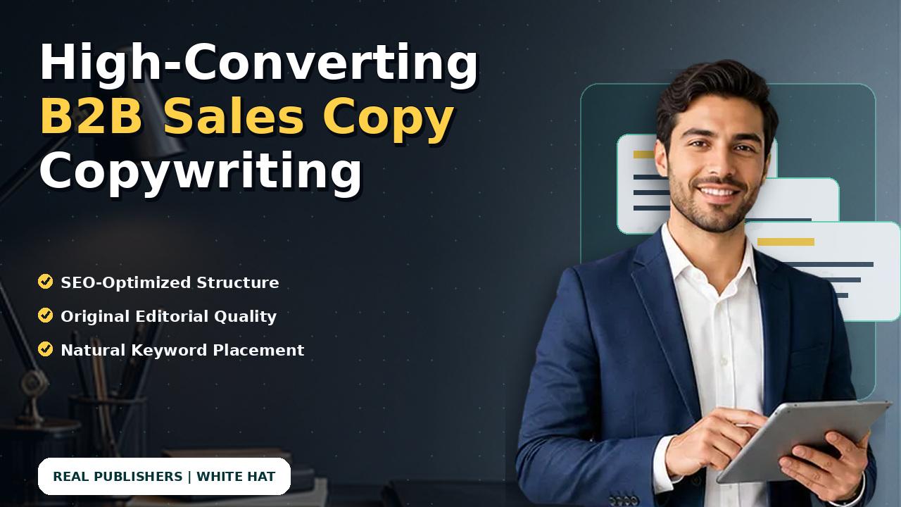 High-Converting B2B Sales Copy Copywriting