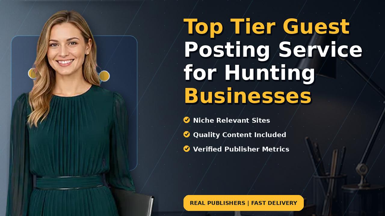 Top Tier Guest Posting Service for Hunting Businesses