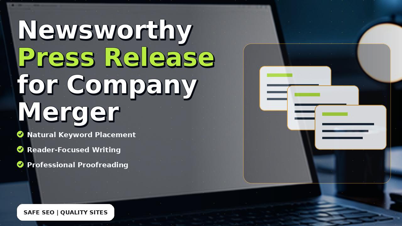 Newsworthy Press Release for Company Merger