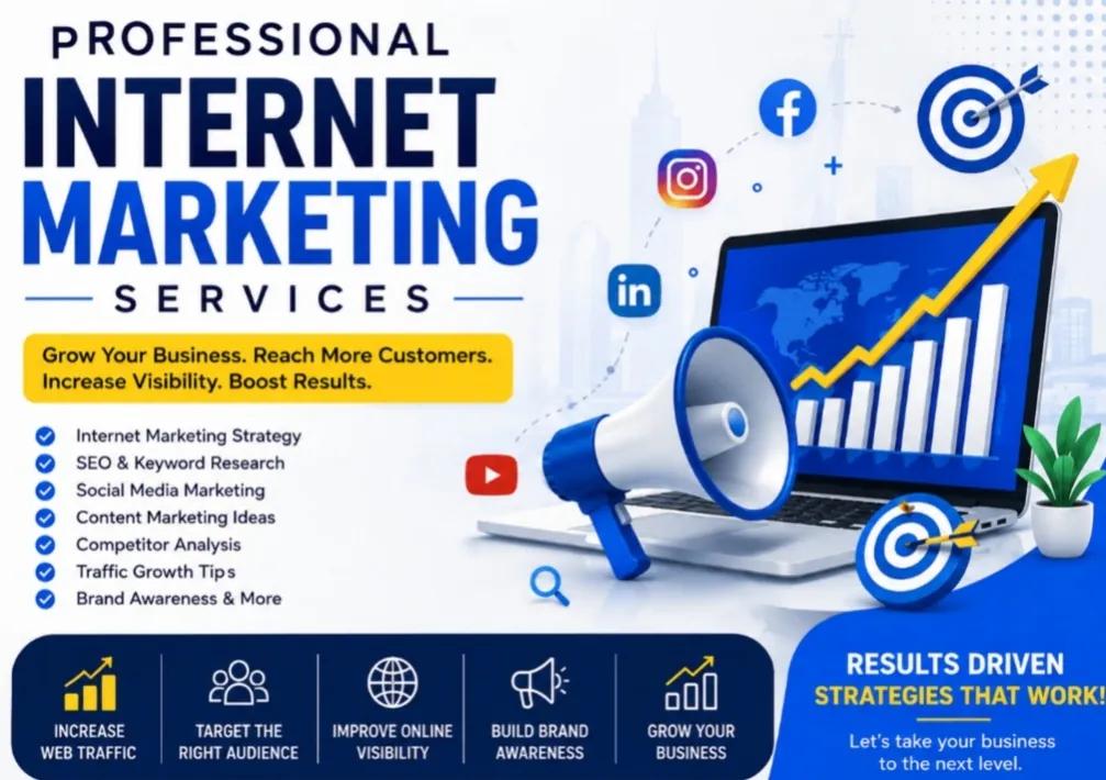 I will provide professional internet marketing services