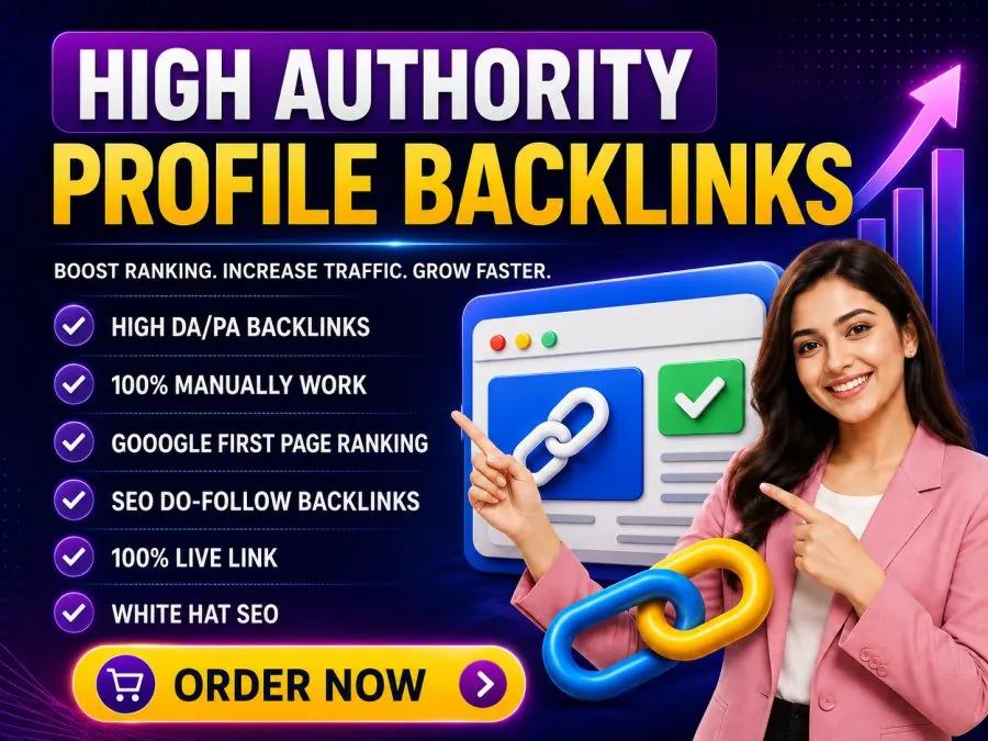 Premium profile Backlinks for Boost your website Ranking