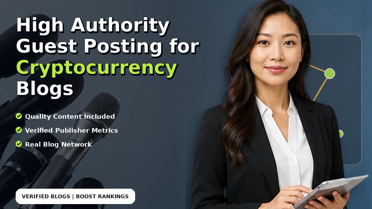 High Authority Guest Posting for Cryptocurrency Blogs