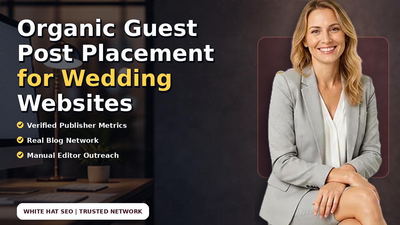 Organic Guest Post Placement for Wedding Websites