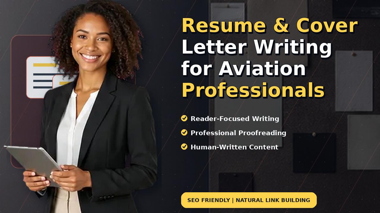 Resume & Cover Letter Writing for Aviation Professionals