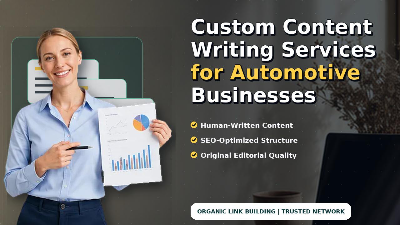Custom Content Writing Services for Automotive Businesses