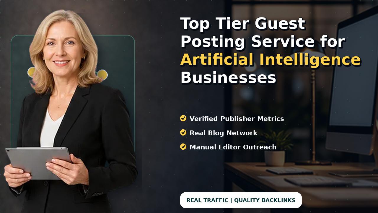 Top Tier Guest Posting Service for Artificial Intelligence Businesses