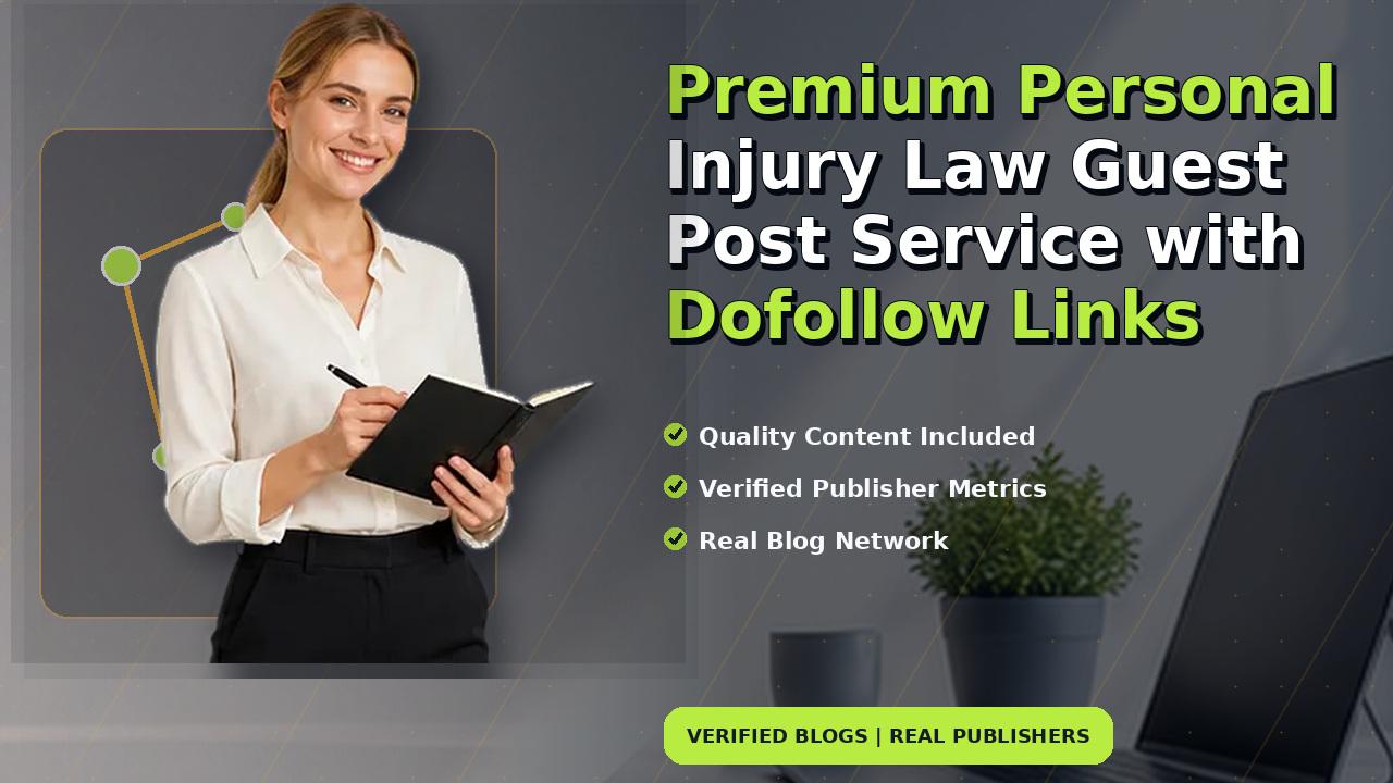 Premium Personal Injury Law Guest Post Service with Dofollow Links