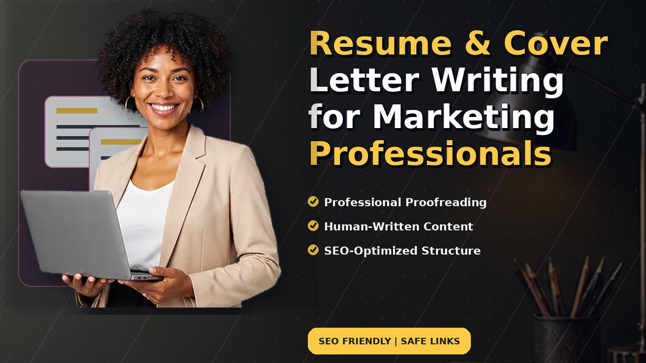 Resume & Cover Letter Writing for Marketing Professionals
