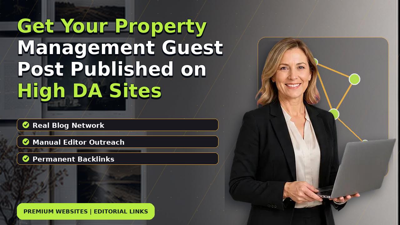 Get Your Property Management Guest Post Published on High DA Sites