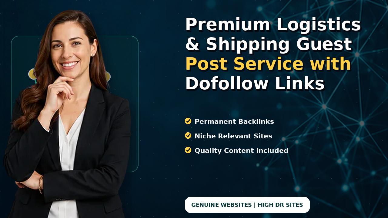 Premium Logistics & Shipping Guest Post Service with Dofollow Links