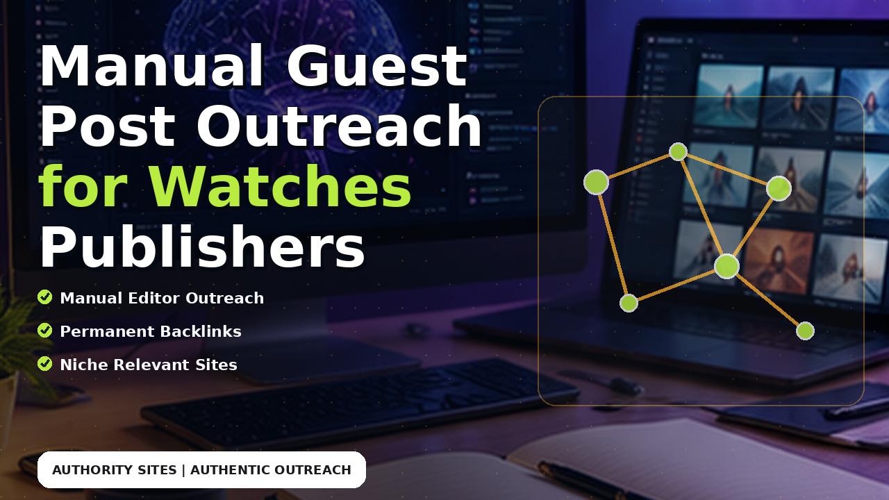 Manual Guest Post Outreach for Watches Publishers