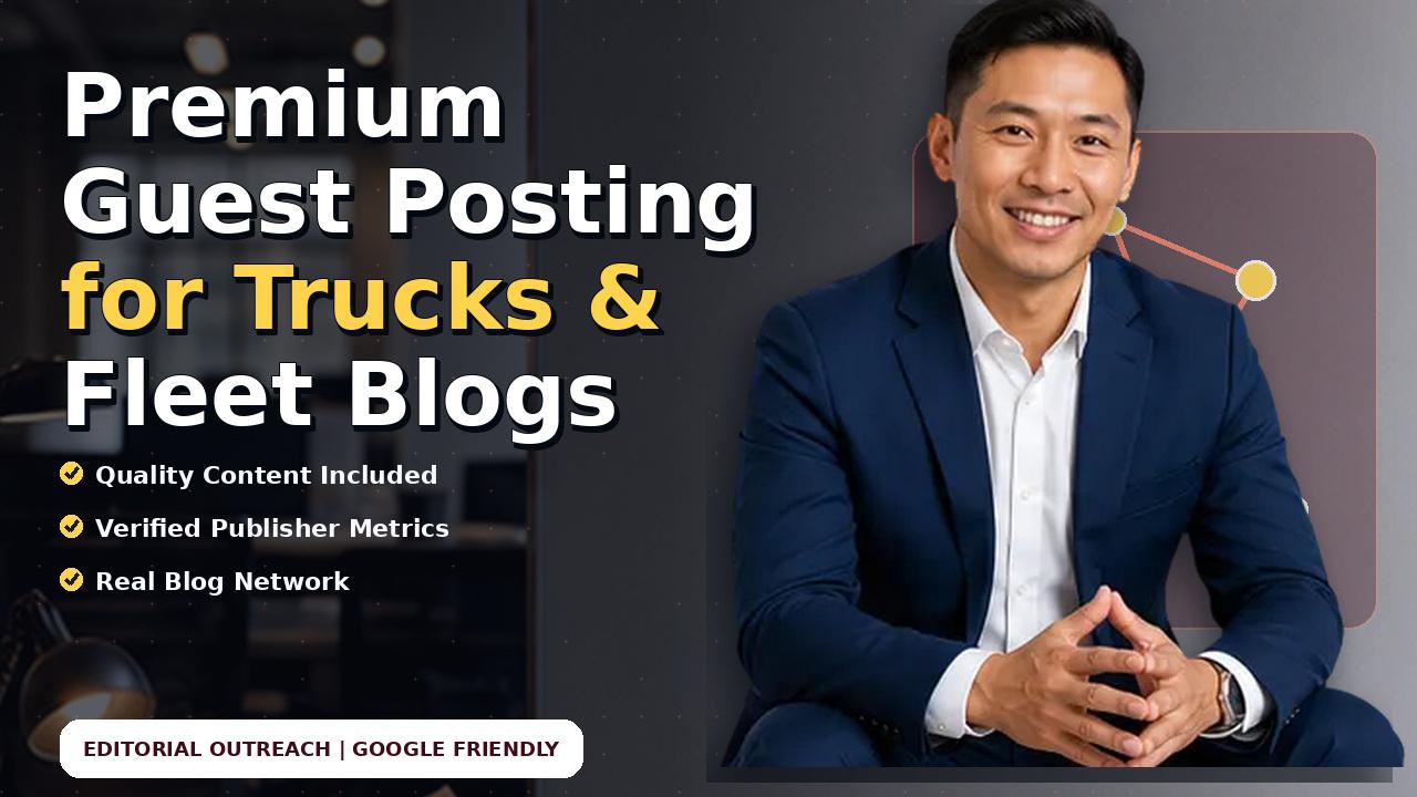 Premium Guest Posting for Trucks & Fleet Blogs