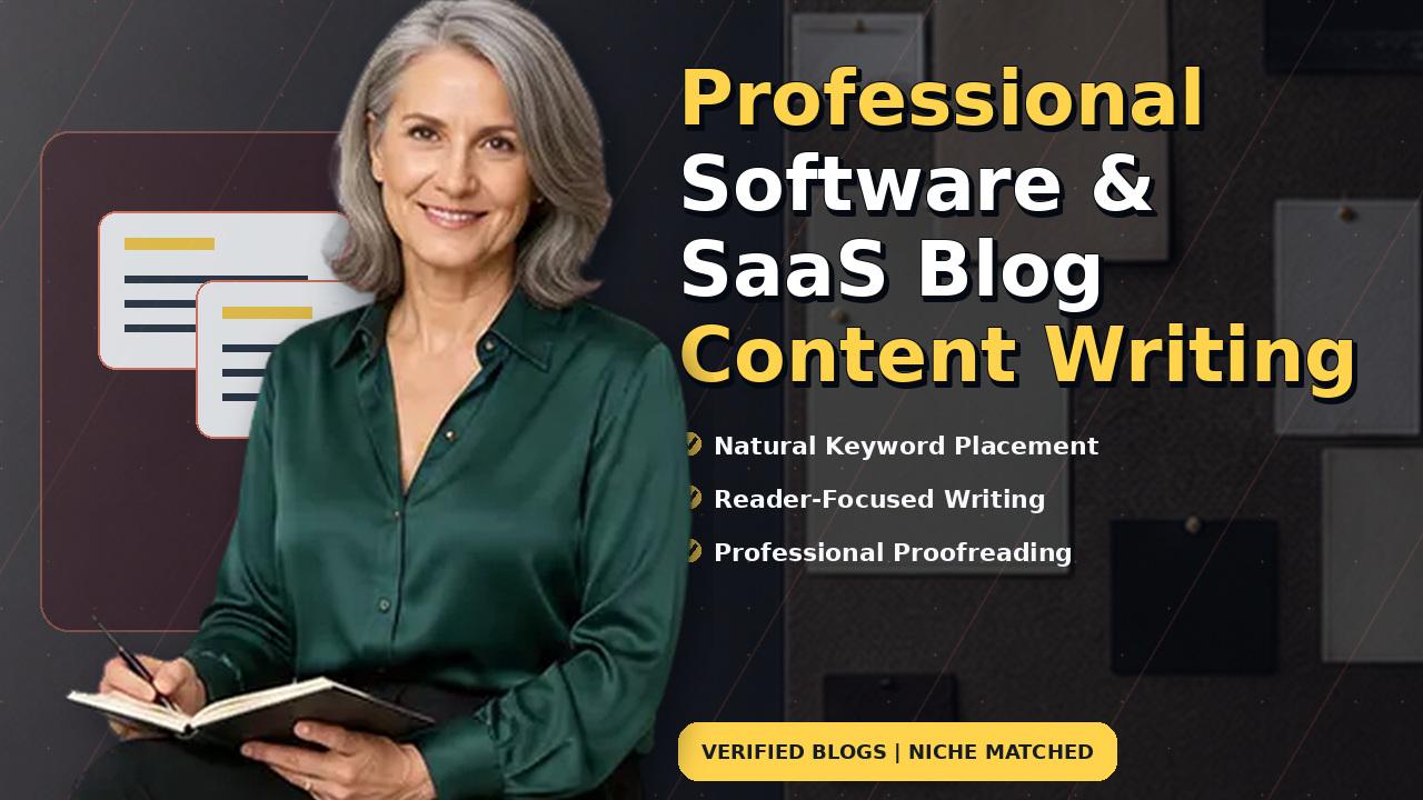 Professional Software & SaaS Blog Content Writing