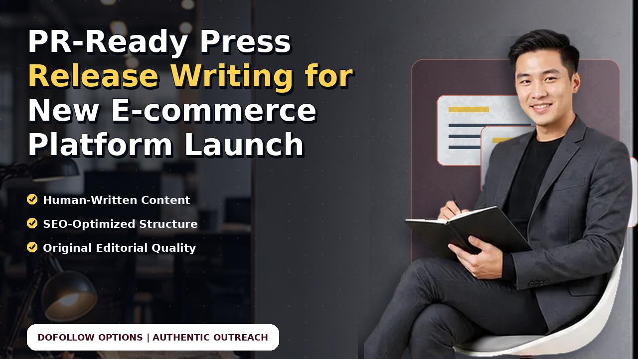 PR-Ready Press Release Writing for New E-commerce Platform Launch