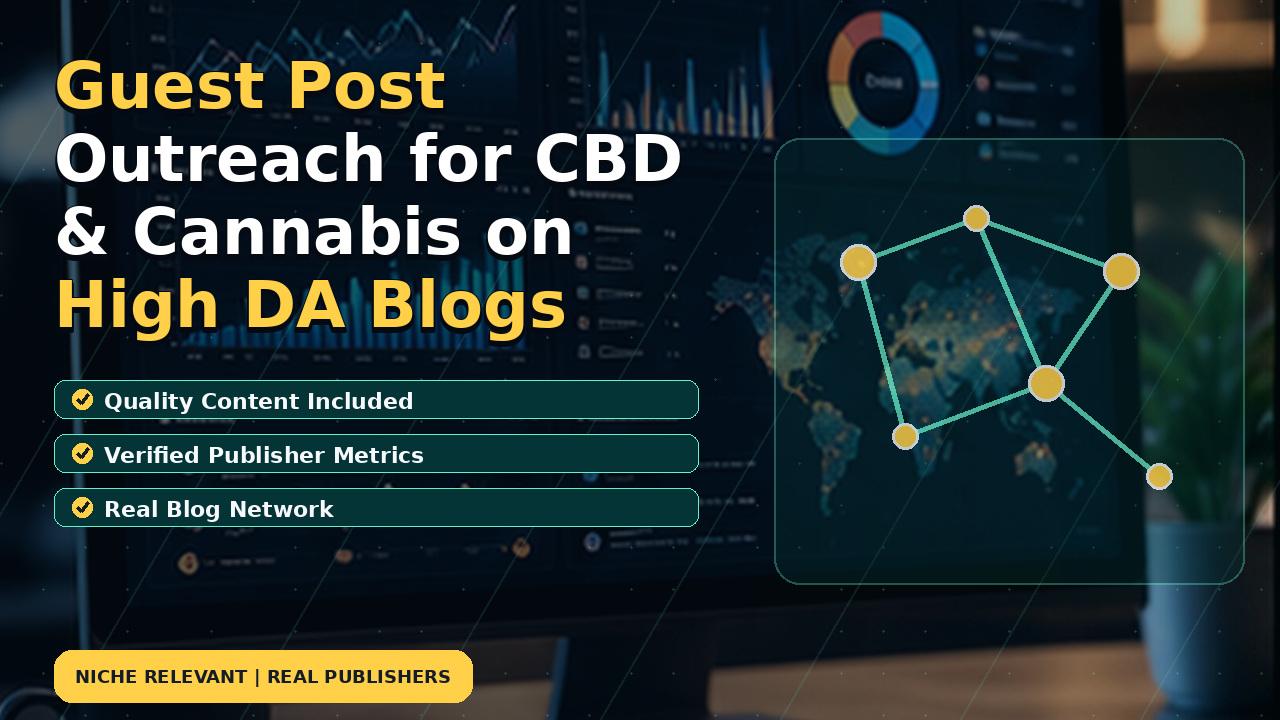 Guest Post Outreach for CBD & Cannabis on High DA Blogs