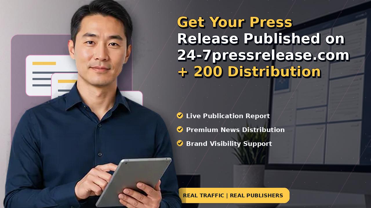 Get Your Press Release Published on 24-7pressrelease.com + 200 Distribution