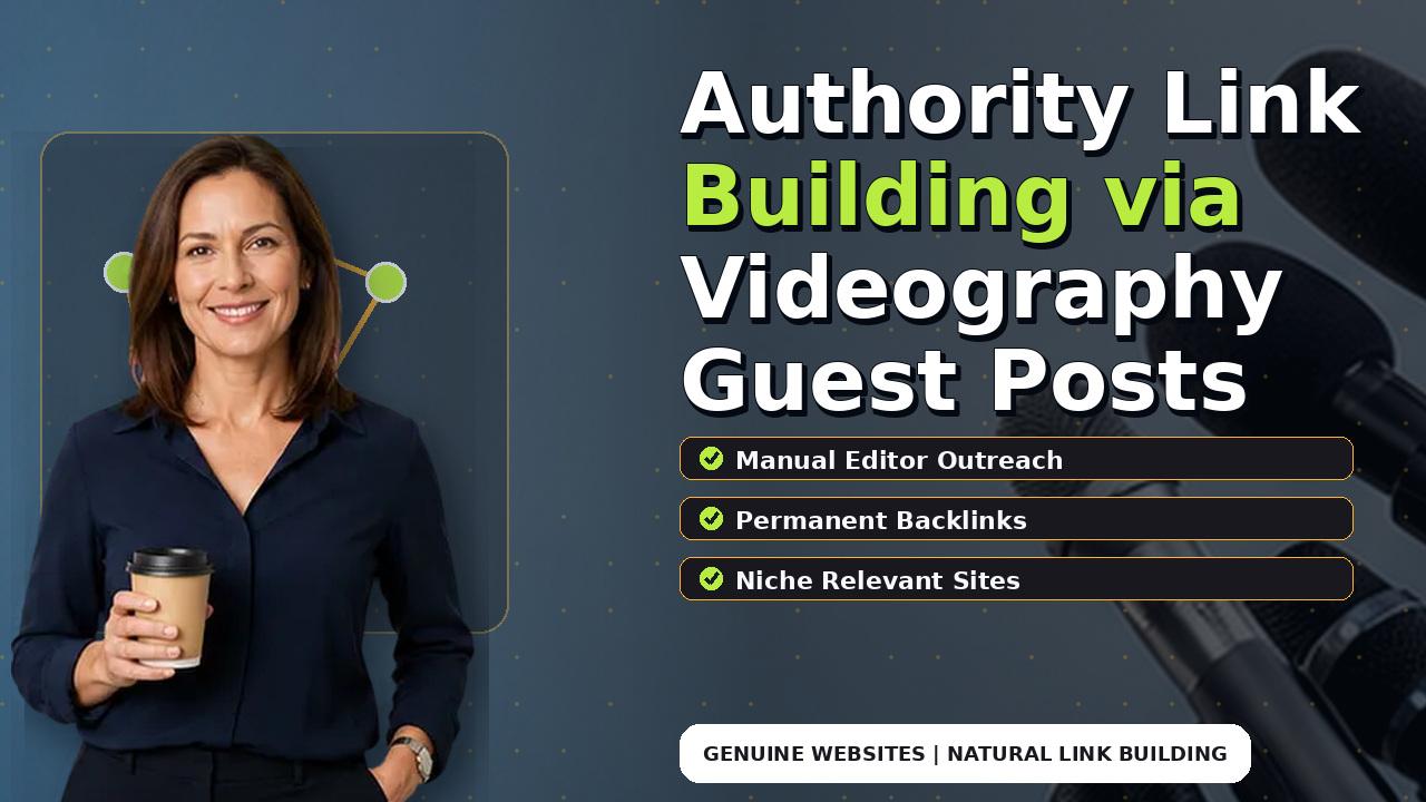 Authority Link Building via Videography Guest Posts