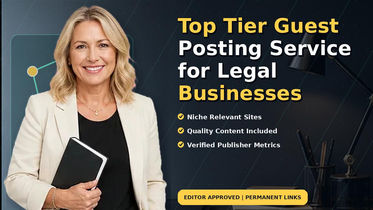 Top Tier Guest Posting Service for Legal Businesses