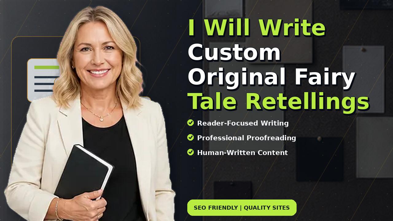 I Will Write Custom Original Fairy Tale Retellings